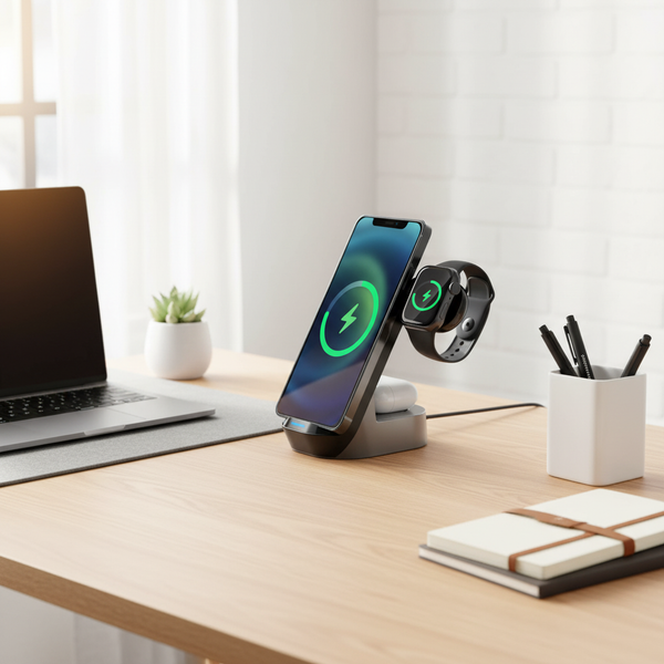 Chargeur sans fil pliable 3-en-1