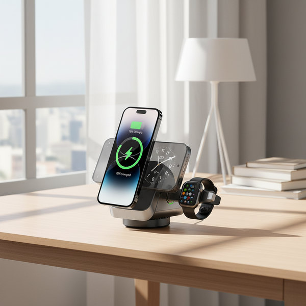 Chargeur 3-en-1 MagSafe Rotatif