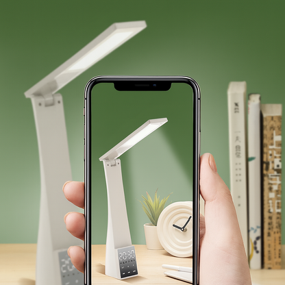 Lampe LED avec Haut-Parleur Bluetooth et Horloge Numérique™