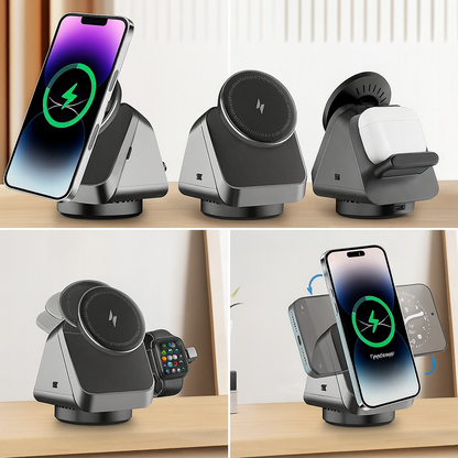 Chargeur MagSafe 3-en-1 Rotatif™