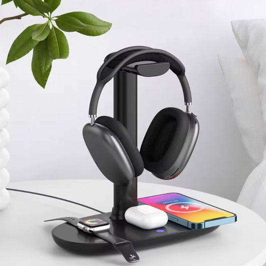 Support Casque & Chargeur 4-en-1™