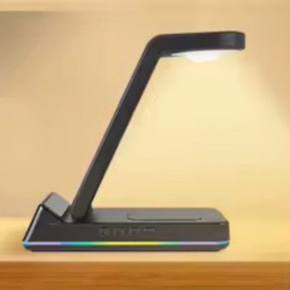 Chargeur Sans Fil 5-en-1 – 15W avec Horloge LED RGB™