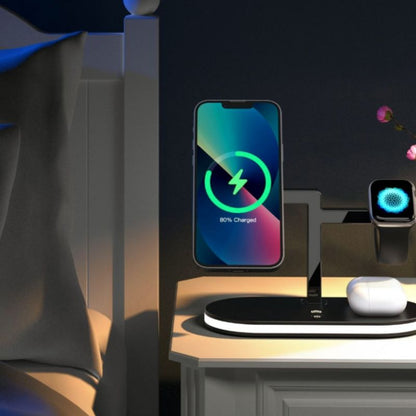 Station de Recharge 3-en-1 Compacte avec Fonction Veilleuse™