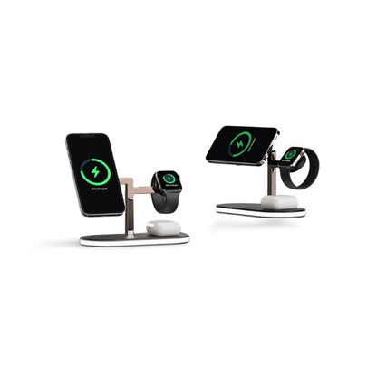 Station de Recharge 3-en-1 Compacte avec Fonction Veilleuse™