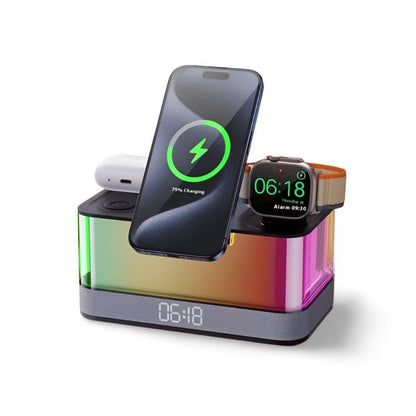 Chargeur Sans Fil Intelligent avec Horloge LED™