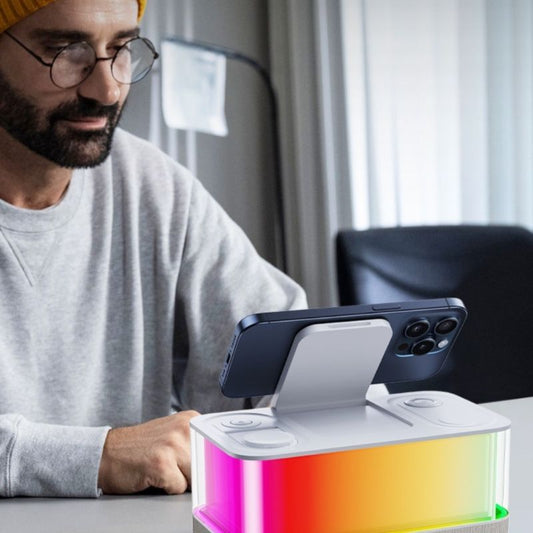 Chargeur Sans Fil Intelligent avec Horloge LED™