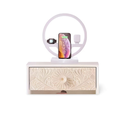 Lampe de Chevet 4 en 1 avec Chargeur Sans Fil™