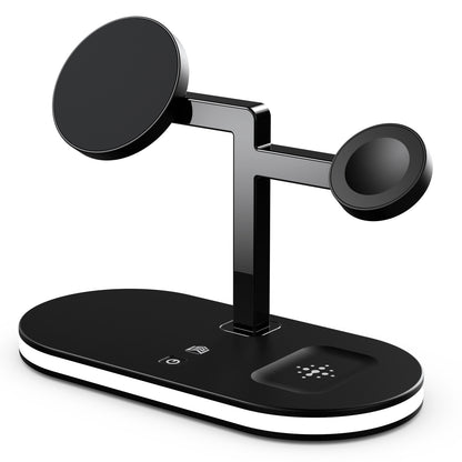 Station de Recharge 3-en-1 Compacte avec Fonction Veilleuse™