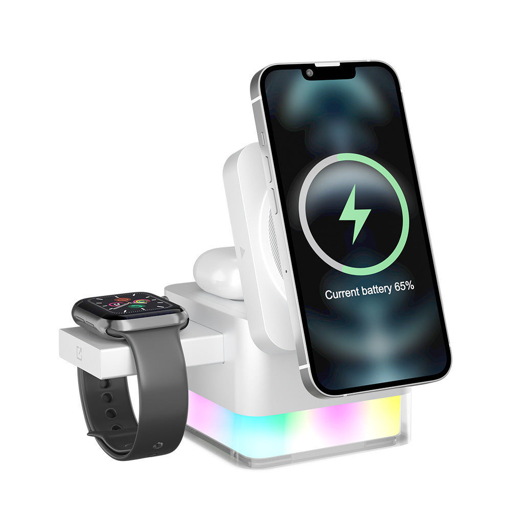 Chargeur 3-en-1 Sans Fil avec LED™