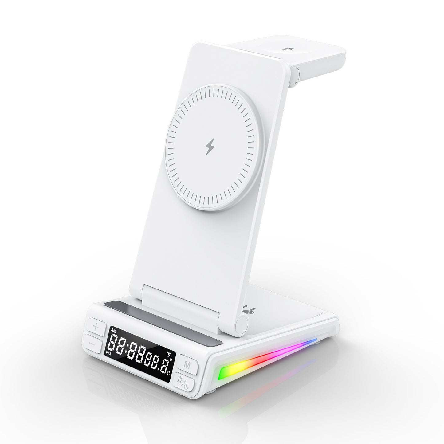 Chargeur Sans Fil 5-en-1 avec Réveil LED™