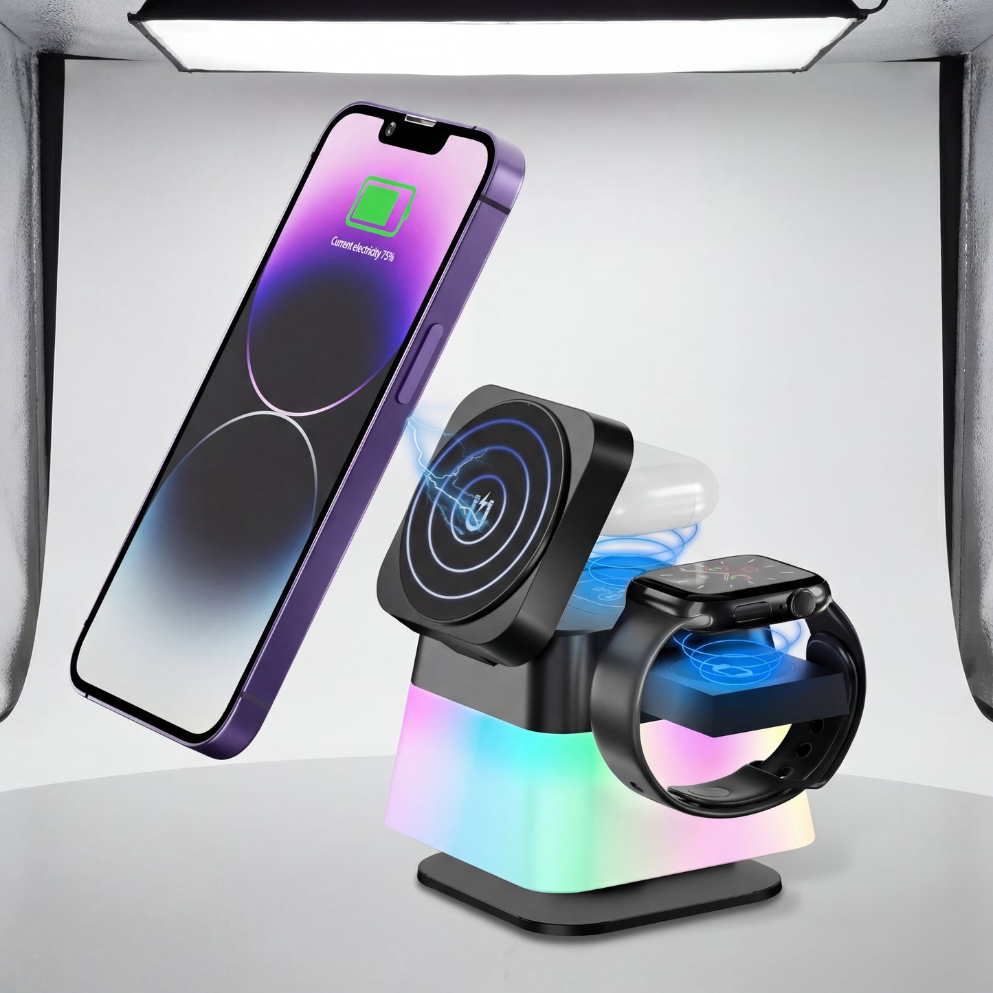 station de charge magnétique 4-en-1 ™