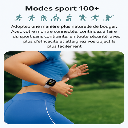 Montre connectée AMOLED ultra-claire ™