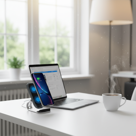 Chargeur Sans Fil Ultra-Rapide à Double Bobine™