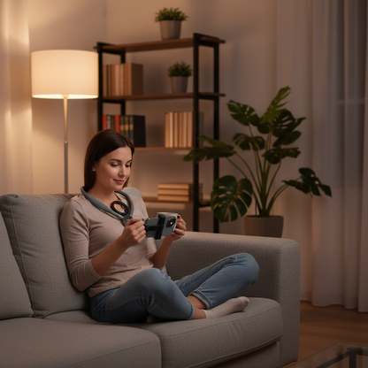 Support Téléphone Tour de Cou Magnétique™